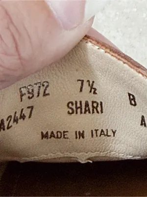 Coach Shari Nappa Camel Natural Tan Vacchetta Leather Slip On Penny Loafer 7.5 B thumbnail 10