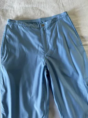 Ralph Lauren Golf Women’s Light Blue Fleece Lin Snap Bottom Pants - sz 4 thumbnail 6