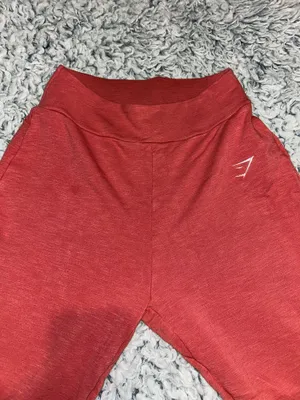 Gymshark Lounge Joggers Coral/Reddish Color With Drawstrings thumbnail 3