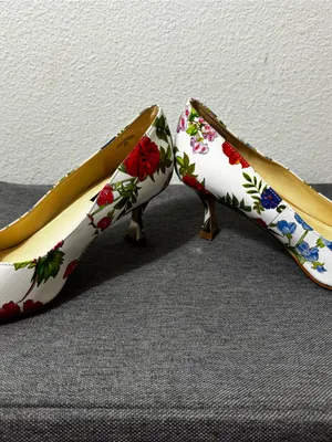 Nine West Ariella2 Floral Pointed Toe Kitten Heel Pumps 7.5 thumbnail 5
