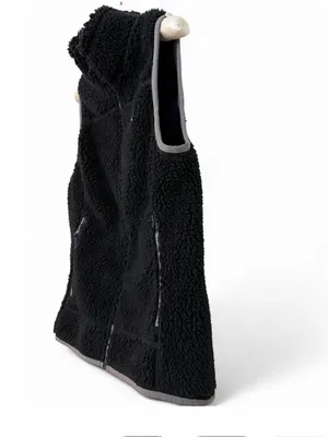 NWT L.L.Bean Women’s Mountain Mountain Pile Black Zip Up Fleece Vest Size S Reg thumbnail 8