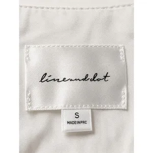 Line & Dot White Textured Cotton Boho Crop Blouse Tassel Tie Top Small thumbnail 4