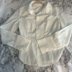 SHEIN White Button Down Shirt thumbnail 1