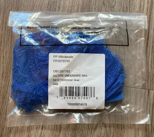 Free People Allure Underwire Bra in Moroccan Blue Size 34B NWT thumbnail 2