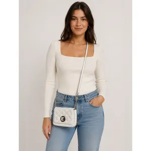 Kate Spade Naomi Astor Quilted Leather Crossbody Bag Bone Ivory thumbnail 14