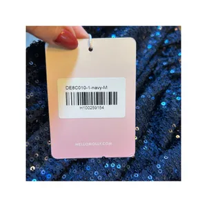 NWT - Hello Molly Navy Blue Sequined Gown - Size M thumbnail 13