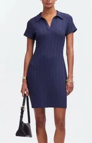 NWT Madewell Ribbed Polo Mini Dress thumbnail 2