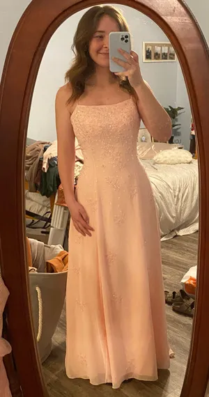 Prom Dress Pink Size 4 thumbnail 1