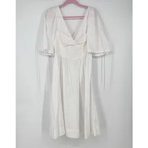For Love & Lemons Jocelyn Midi Dress Womens Sz Large thumbnail 3