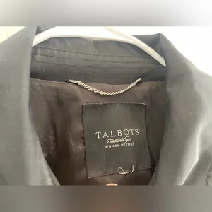 Like New Talbots Woman Petites Trench Coat Sz 2x thumbnail 4