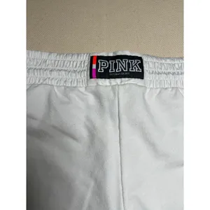 Victoria's Secret PINK White Everyday Lounge Casual Jogger Rainbow Logo Size M thumbnail 4