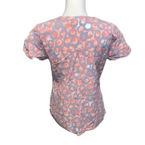 Grey’s Anatomy by Barco Circle Pattern Short Sleeve Scrub Top Pockets thumbnail 6