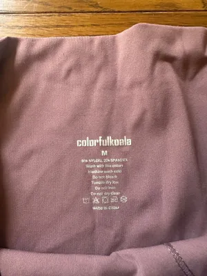 Purple Colorfulkoala Leggings Medium  thumbnail 2