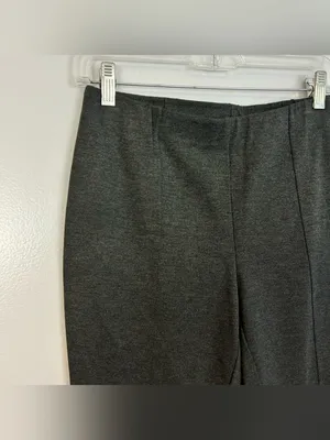 NWT J. Jill Grey Ponte Pull On Stretch Pants Leggings Elastic Waist Size Medium thumbnail 5