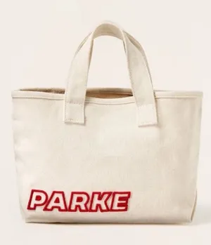 NWT Parke x Target Mini Canvas Tote Bag Natural thumbnail 1