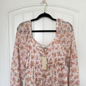 All In Love XL Long Sleeve Tiered Floral Ruffle Dres‎s Cottagecore Whimsigoth thumbnail 4