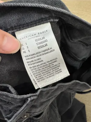 American Eagle Black Highest Rise 90’s Boyfriends Jeans thumbnail 4
