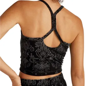 Beyond Yoga Slim Racerback Cropped Tank in Deep Bronze thumbnail 2