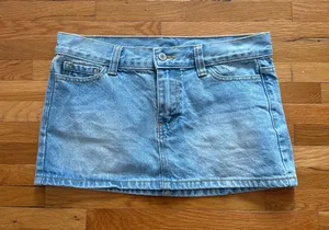 Urban Outfitters Skirt Mini Denim thumbnail 1