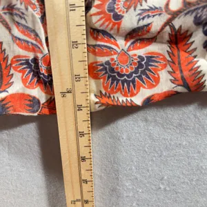 451 | Free People Boho Paisley Floral Cotton Slouchy Hobo Bag‎ Orange OS thumbnail 5