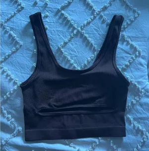 Urban Outfitters Brown Ribbed Top thumbnail 1