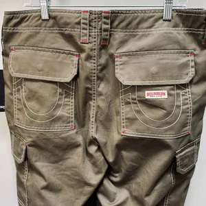 True Religion Military SN Cargo Pants Women’s size 31 X 32 Kalamata Green NWT thumbnail 9