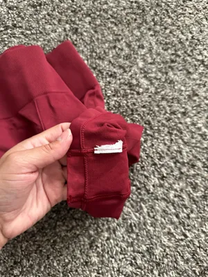 Gymshark Everyday Seamless Washed Shorts 2.0 In Red Wash Sz Small thumbnail 3