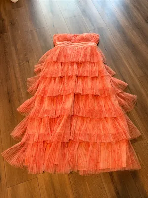 Anthropologie HUTCH Monaco Tiered Tulle Dress- size 12 thumbnail 3