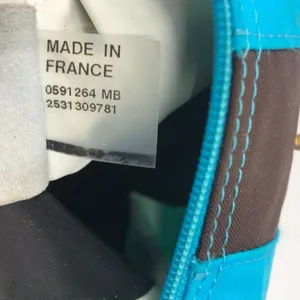LONGCHAMP Blue Brown Fabric Chic Shoulder Bag thumbnail 8