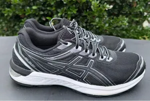 ASICS Gel Sileo 'Black Silver' Women’s Size 10 thumbnail 1