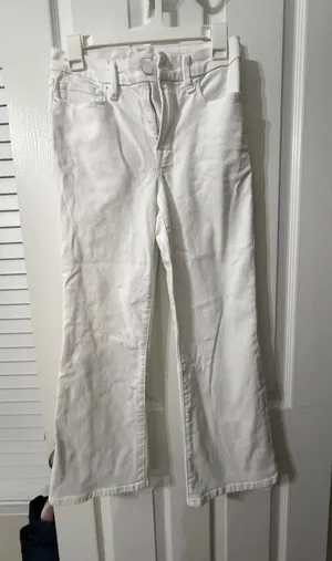 Good American Jeans Legs Good Crop White thumbnail 1