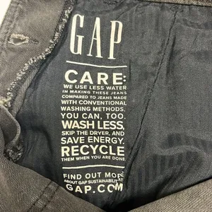 GAP Acid Wash Black Adjustable Razorback Overalls Pockets and Side Buttons- M thumbnail 12