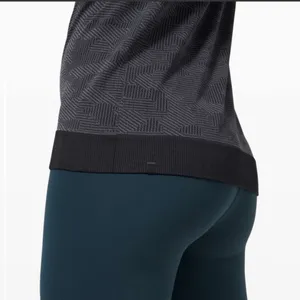 Lululemon Swiftly Breathe Short Sleeve Camo Vented Camo Black / Asphalt Grey thumbnail 11