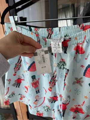 NWT Mud Pie nutcrackers ballet christmas boxer shorts pajamas rocking horse thumbnail 2