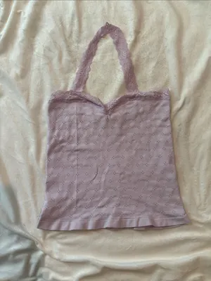 NWOT Intimately Free People Eyelet Seamless Halter Top thumbnail 3