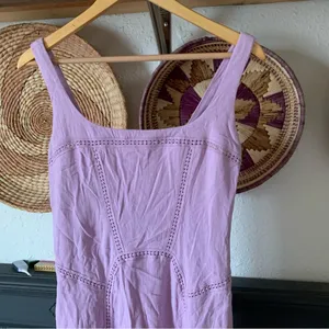 ☀️ Mauve Free people intimates body-con fit and flare mini dress thumbnail 3