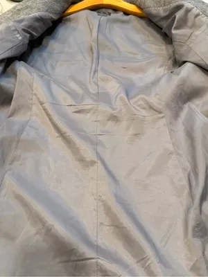 Armani Exchange Two-Tone Gray Wool-Blend Coat thumbnail 9