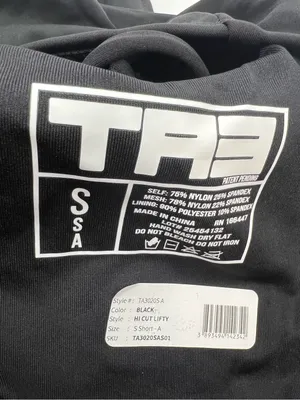 NWT TA3 Hi‎ cut Lifty black sz S A cup Short torso thumbnail 4