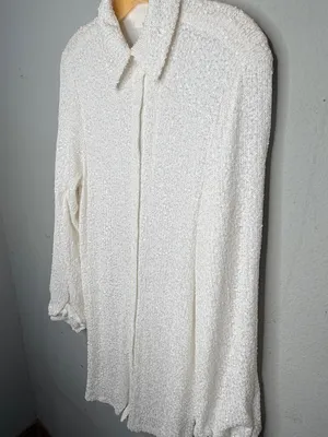 Idem Ditto Sequin White Dress nwt thumbnail 4