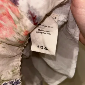 Loveshackfancy Pink and Floral Cotton Patchwork Natasha Ruffle Mini Dress medium thumbnail 7