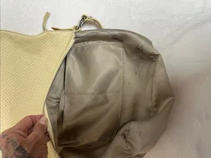 The Trend Textured Cream Shoulder Hobo Bag thumbnail 12