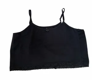 Shapermint Black Lace-Trim Bandeau Cami size 4x thumbnail 1