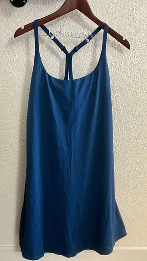 Women’s Size 2X‎ Athletic Outdoor Gorpcore Dress W/Shorts Liner, Dark Teal EUC thumbnail 1
