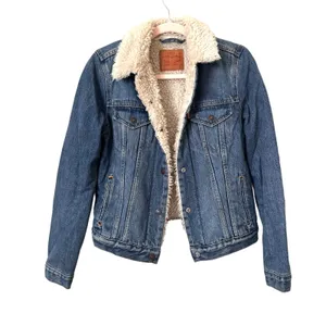 LEVIS Original Sherpa‎ Trucker Jacket Sz Small thumbnail 2