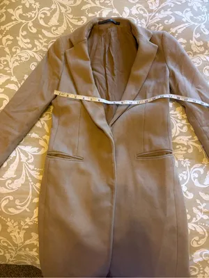 AllSaints Beige/Taupe Pea Coat thumbnail 8
