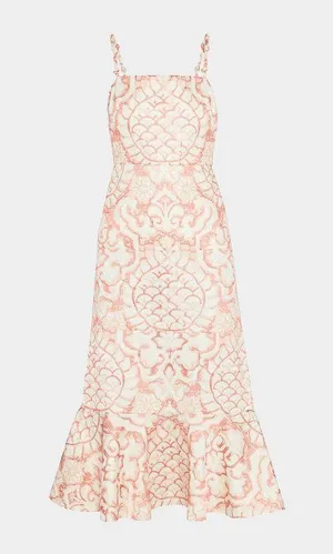 Alexis Pink Nolana Midi Dress thumbnail 9
