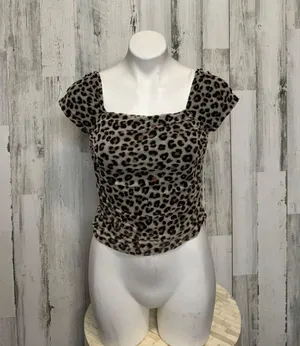 Cheetah Crop Top Multi Size M thumbnail 2