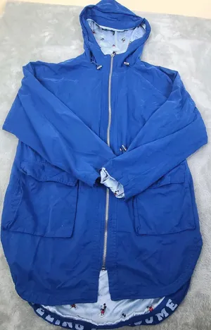 Disney Mickey Mouse Women's Royal‎ Blue Long Full Zip Jacket Size Large thumbnail 1