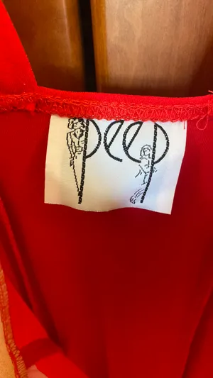 Vintage Red Dress Size M thumbnail 2
