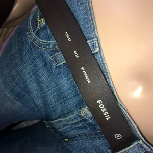 Fossil brown leather belt thumbnail 5